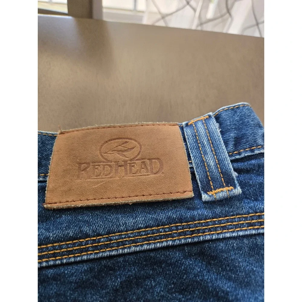 RedHead Ultimate Utility Carpenter Jeans Mens 44x30 Blue Denim Work Pants 3087
